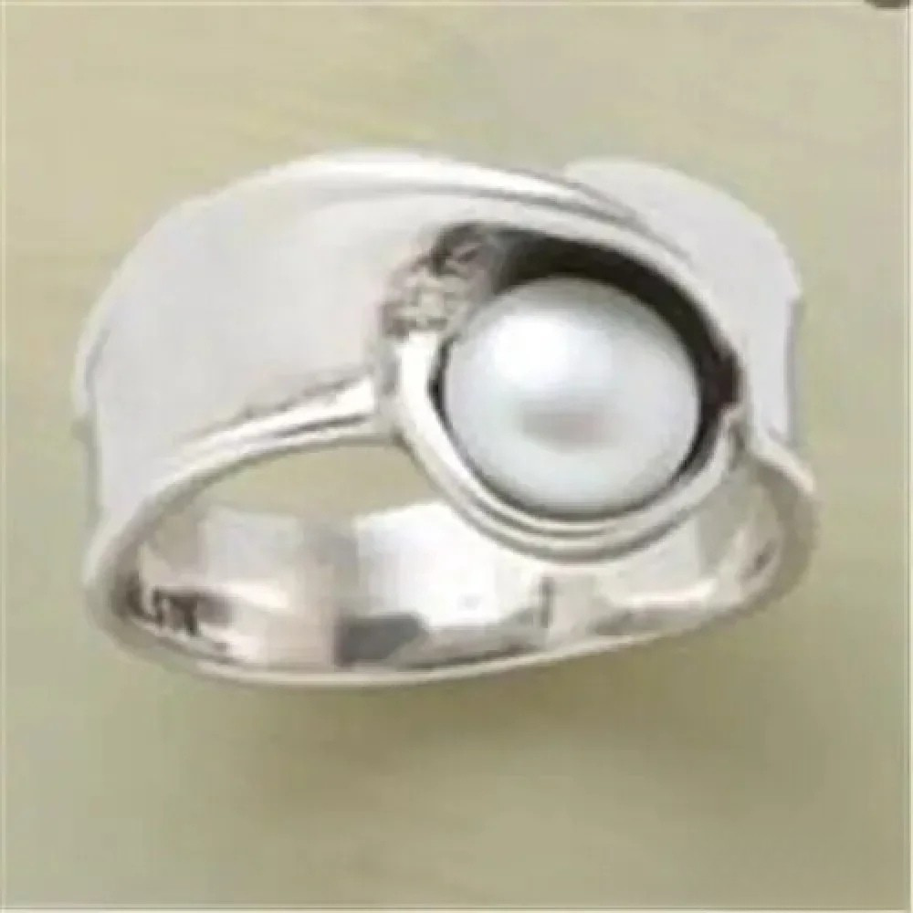 Bague en Perle Rétro Inlay