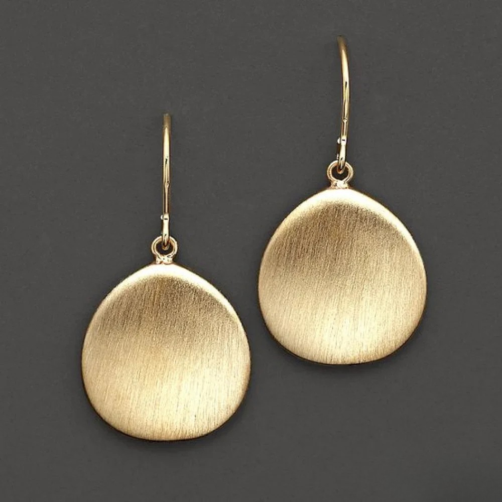 Boucles d'oreilles en or rétro