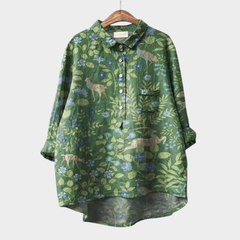 Mariska | Blouse Premium avec Motifs Floraux