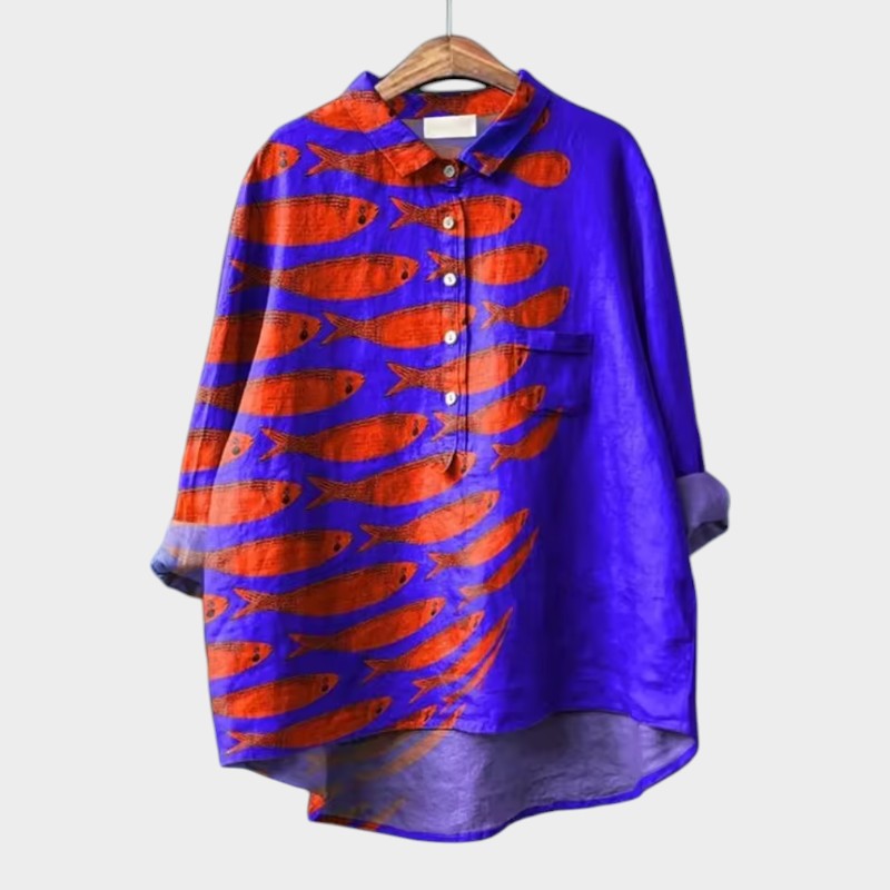 Amelie | Blouse Premium avec Détails en Dentelle