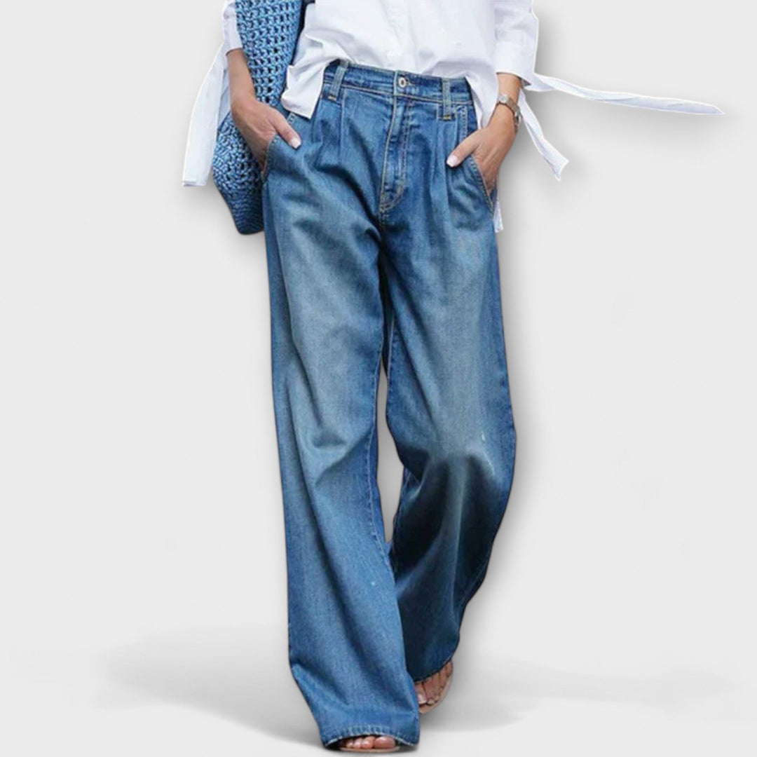 Jeans large de haute qualité