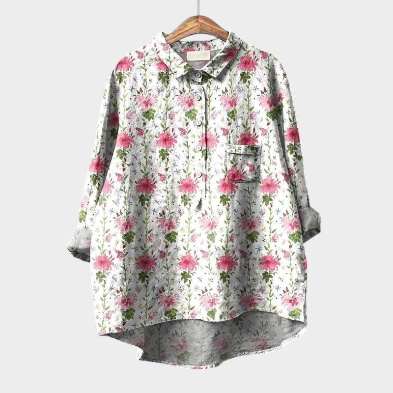 Marieke | Blouse Premium avec Motifs Floraux