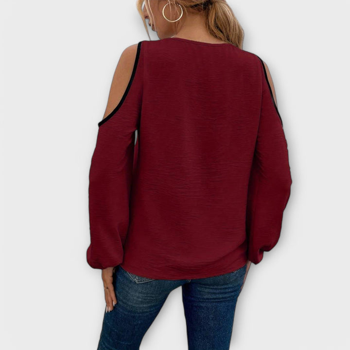Blouse avec Décolleté Carré