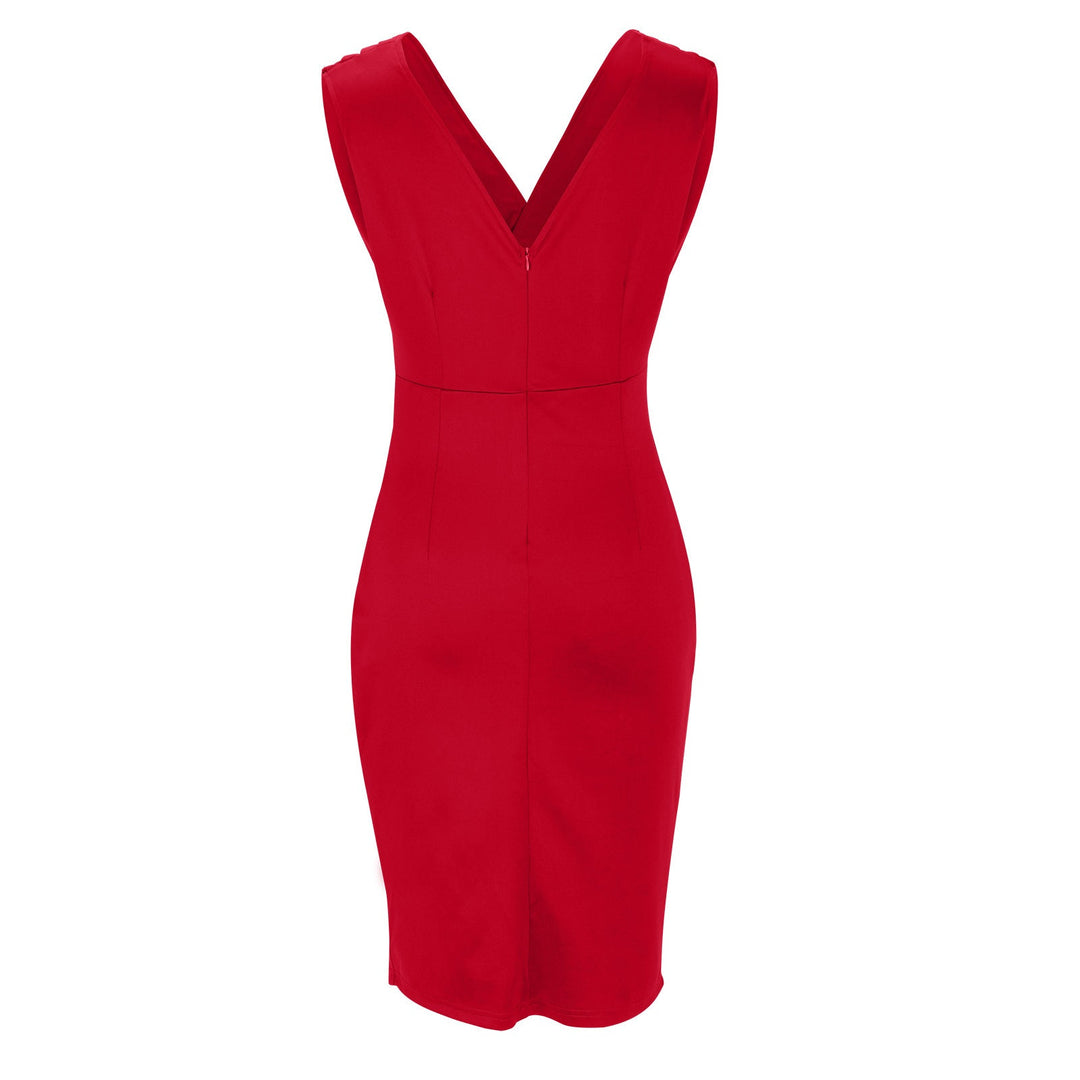 Françoise | Robe Drapée Pouvoir & Élégance