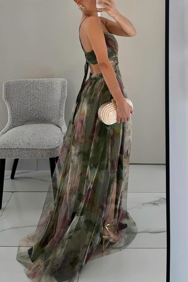 Esme – Robe imprimée fluide