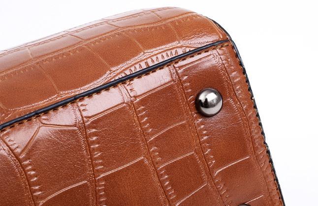 Palmer - Ensemble de sacs à main en cuir crocodile de 4 pièces