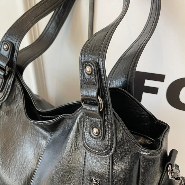 Uma - Sac à bandoulière grande capacité à double fermeture éclair
