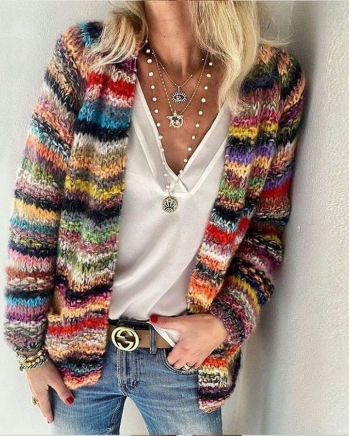Sarai - Cardigan veste en faux pull