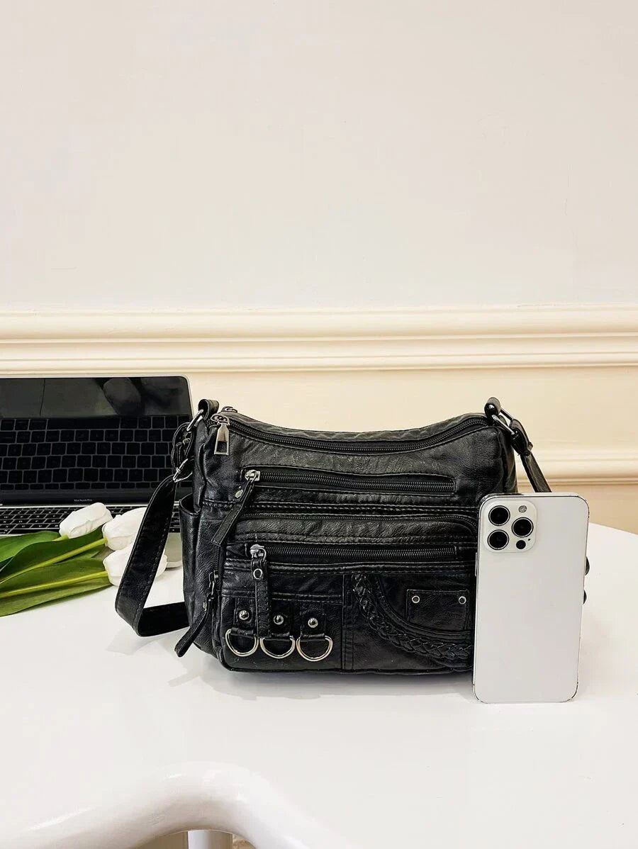 Lilith - Sac bandoulière multi-couches intemporel