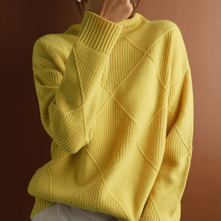 Zoe™ - Pull Col Roulé Doux et Confortable" can be rewritten as:

"Zoe™ - Doux et Confortable Pull à Col Roulé