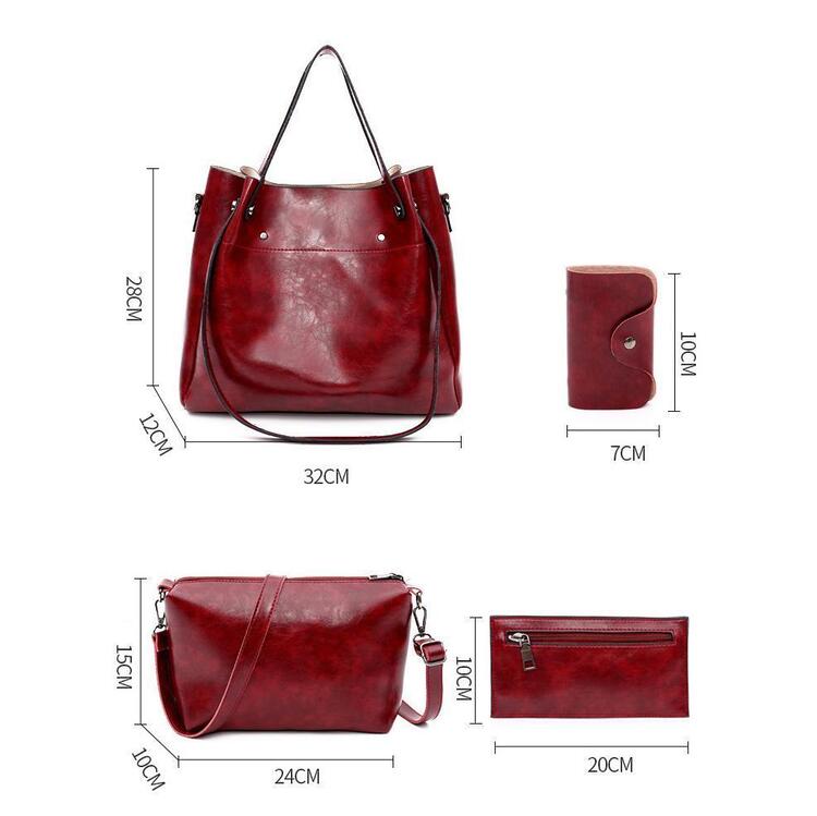 Sutton - Ensemble de sacs rétro stylé en 4 pièces