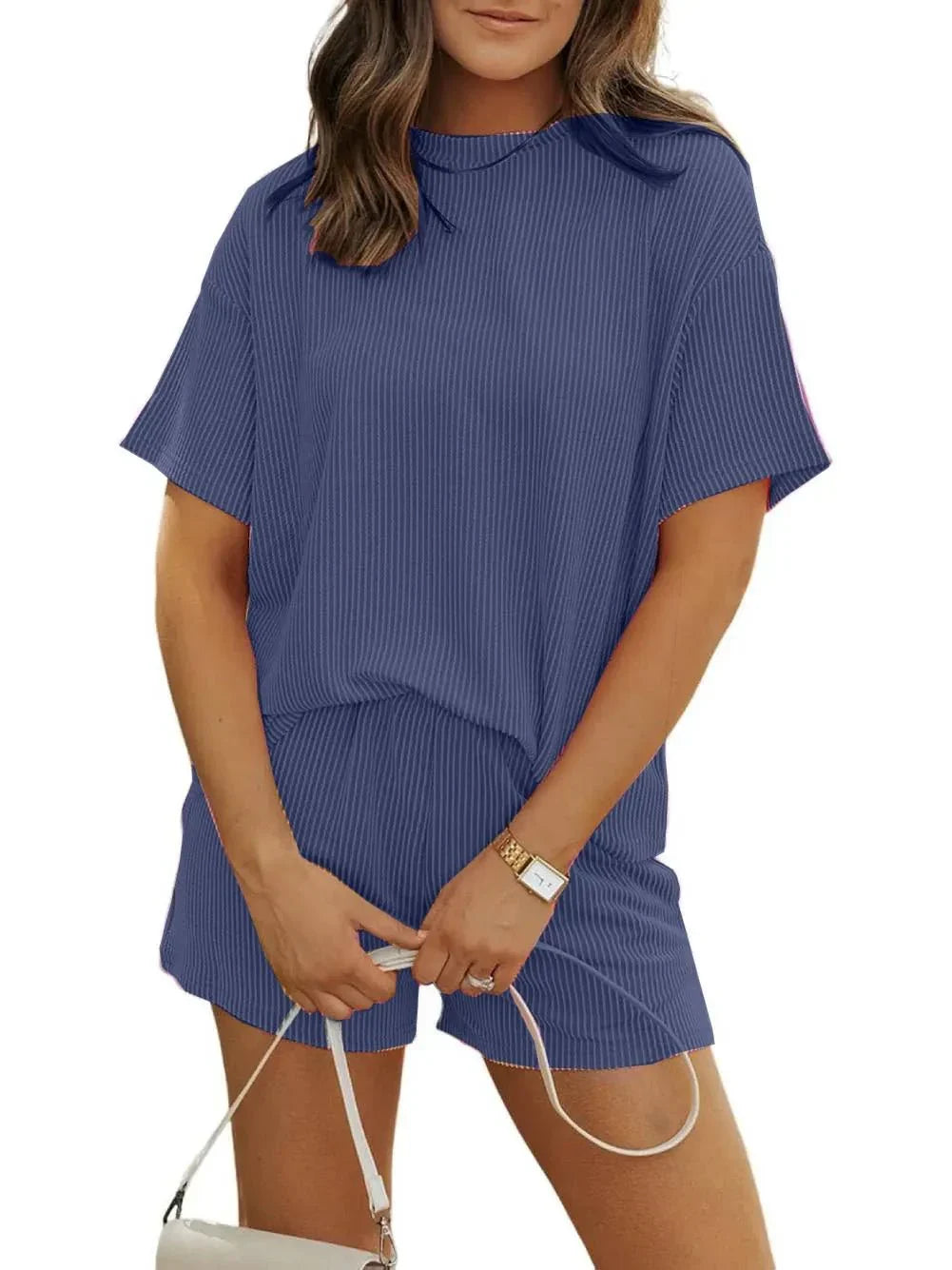 Claudia | Ensemble Chic à Côtes
