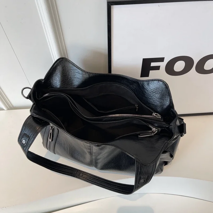 Uma - Sac à bandoulière grande capacité à double fermeture éclair