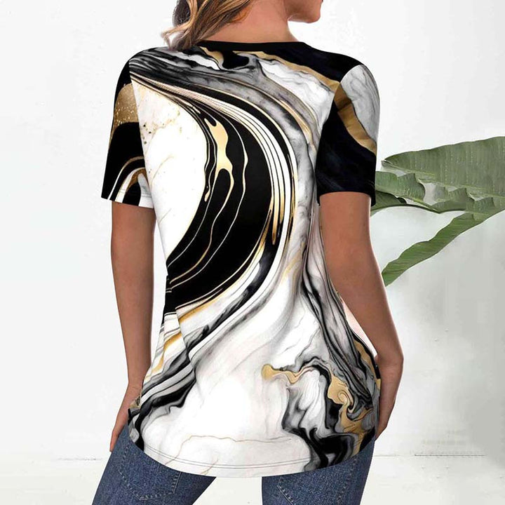 Blouse Dégradée Décontractée