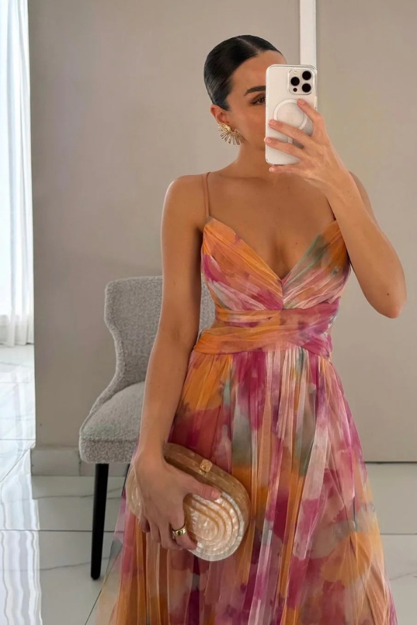 Esme – Robe imprimée fluide