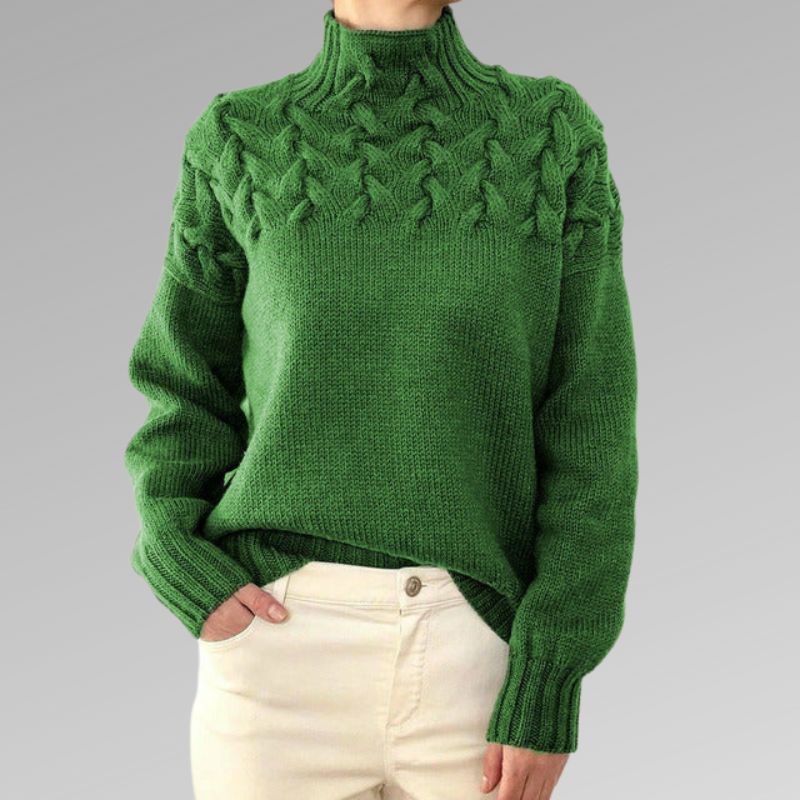 Madison™ - Pull Chic à Col Montant