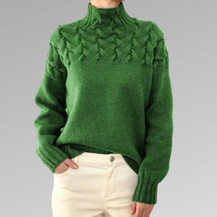 Madison™ - Pull Chic à Col Montant