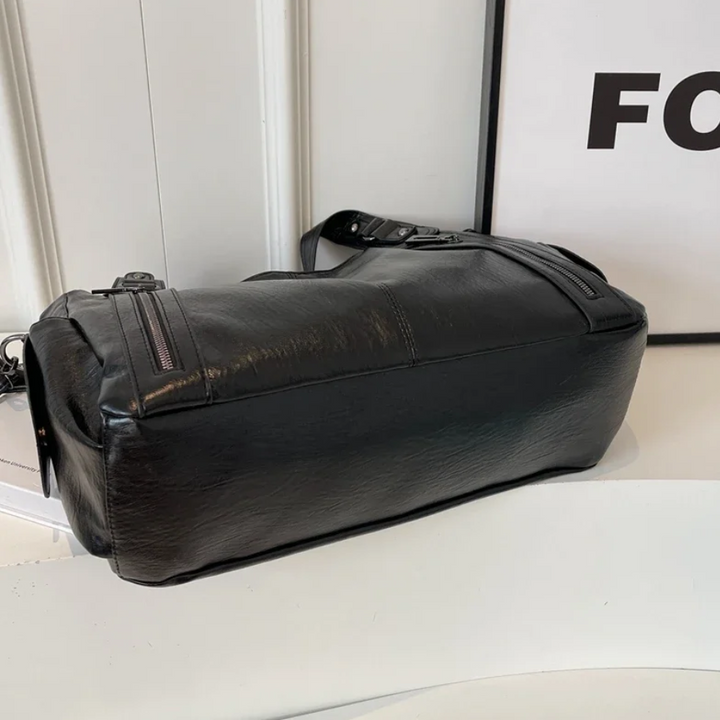 Uma - Sac à bandoulière grande capacité à double fermeture éclair