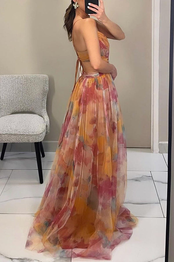 Esme – Robe imprimée fluide