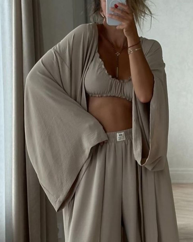 Iana | Cardigan Chic Décontracté 2-Pièces