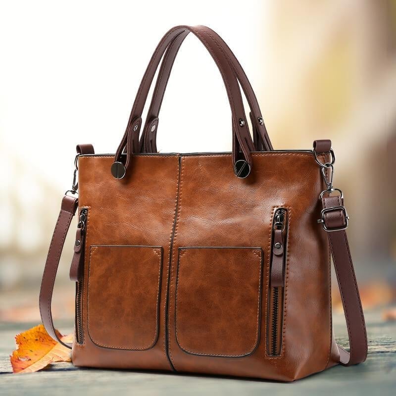 Winslet - Sac à bandoulière en cuir PU rétro emblématique
