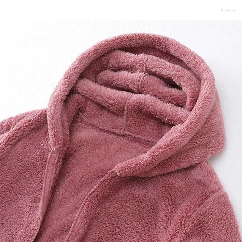 Avery™ - Sweat-shirt en polaire ultra doux couleur corail