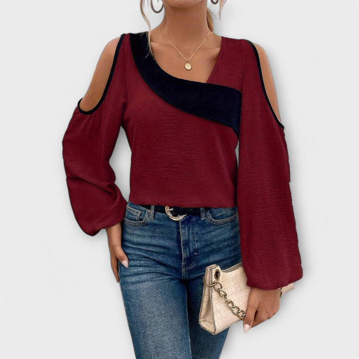 Blouse avec Décolleté Carré