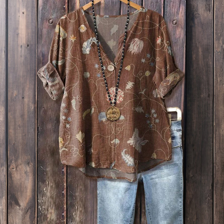 Blouse Vintage Décontractée