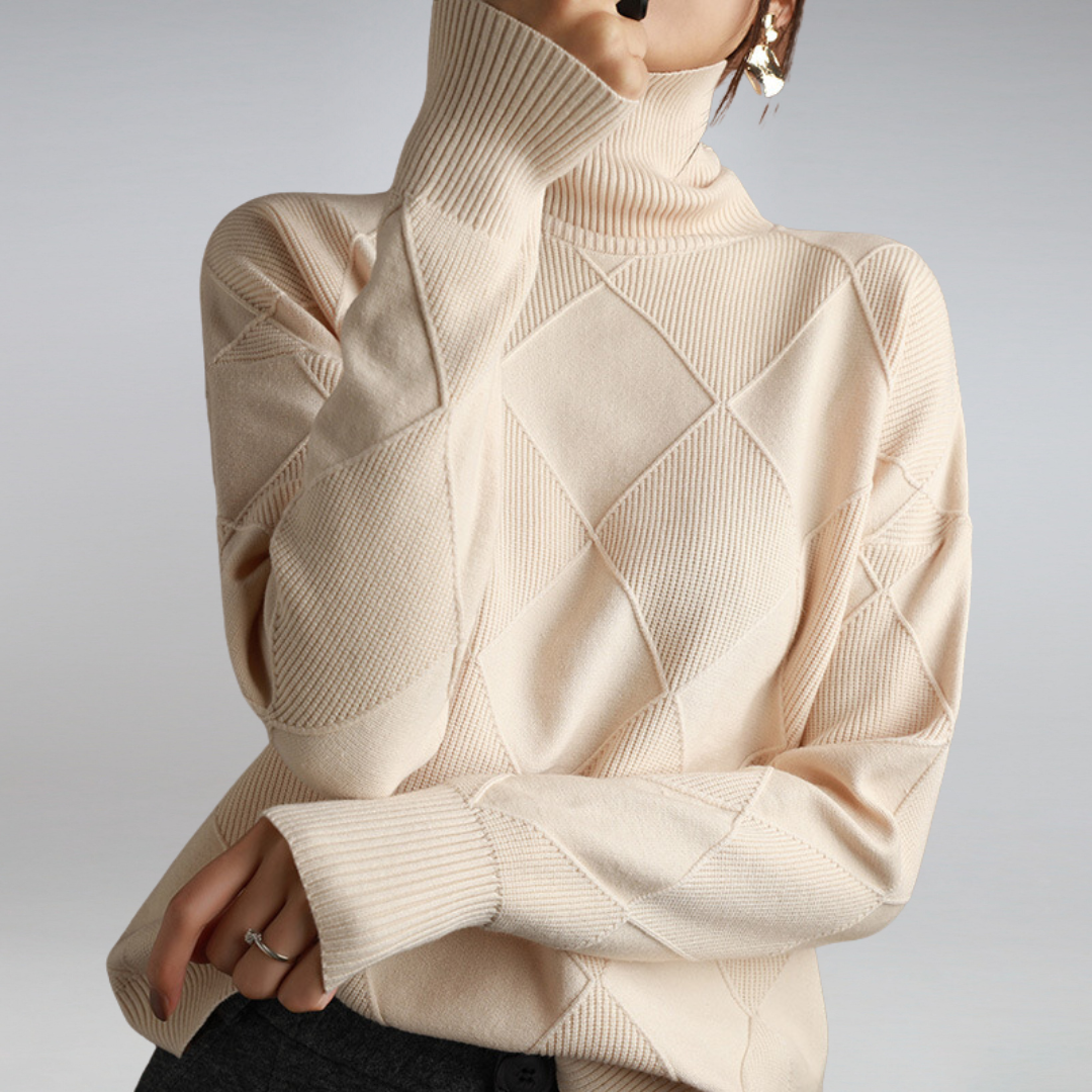 Chloe - Pull-over en maille d'hiver douillette