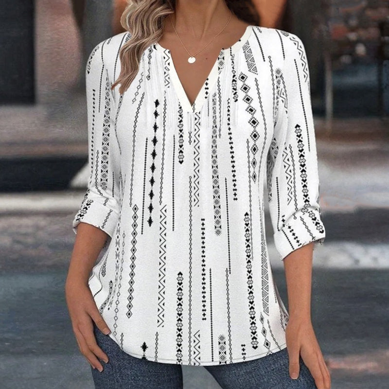 【Manches Longues】Blouse Décontractée Vintage