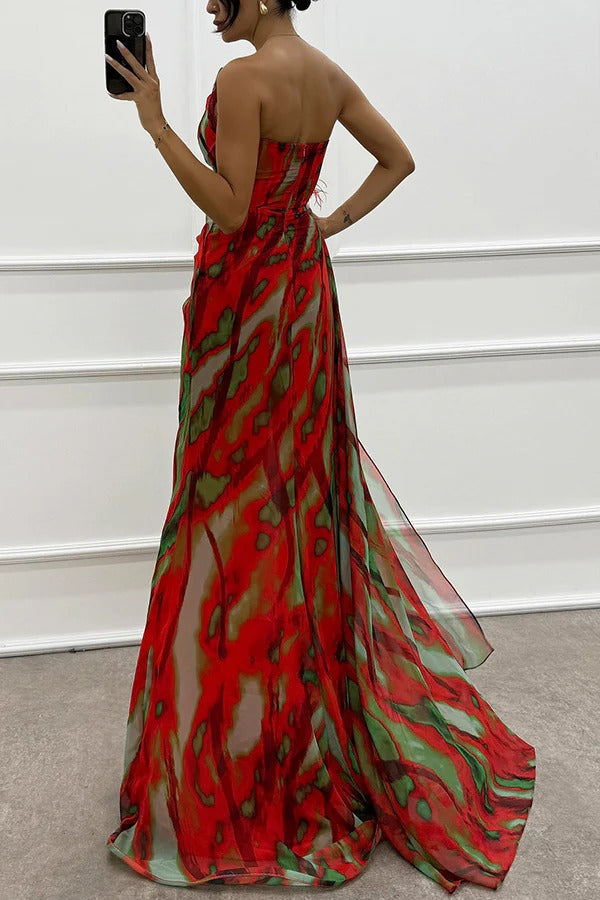 Elena | Robe Maxi Vibrante