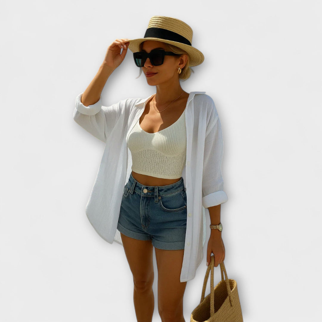 Annemiek - Blouse Décontractée Style Ibiza