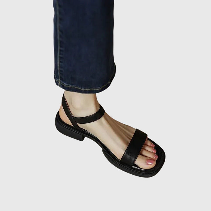 Celestia™ | Sandales en Cuir Orthopédique