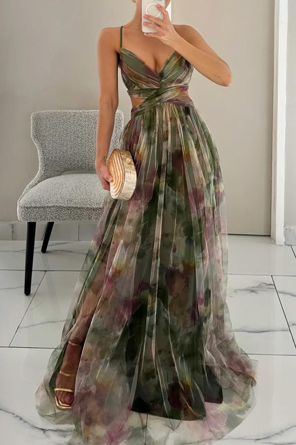 Esme – Robe imprimée fluide