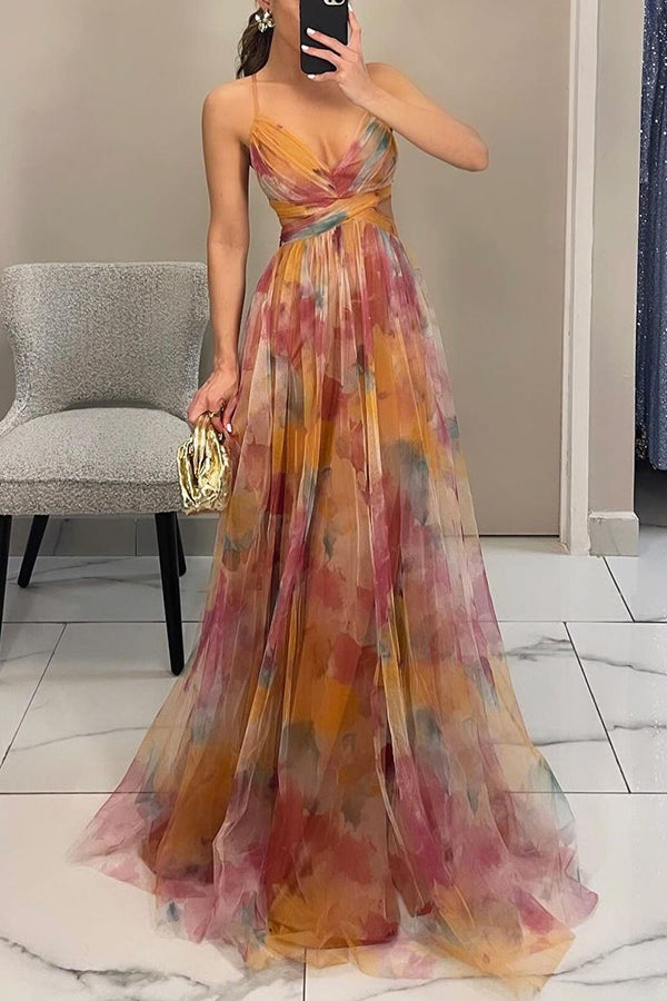 Esme – Robe imprimée fluide