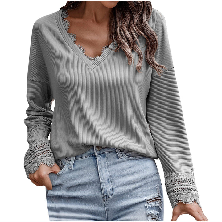 Olivia™ - Pull à manches longues avec décolleté en V