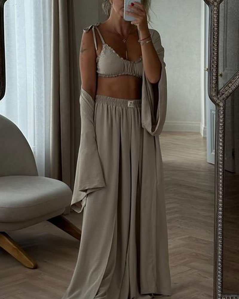 Iana | Cardigan Chic Décontracté 2-Pièces