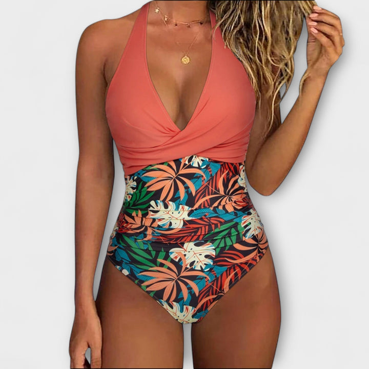 Florence - Maillot de Bain Élégant pour Femmes avec Décolleté en V