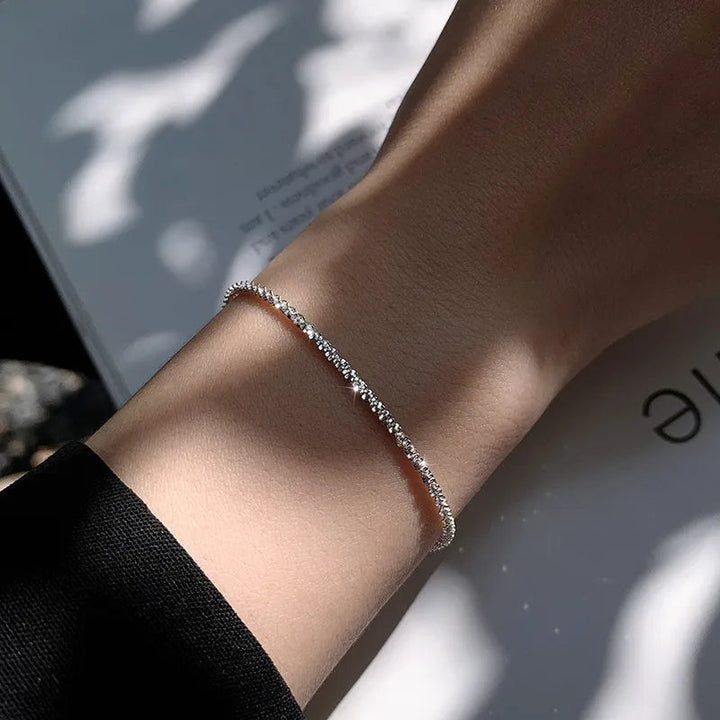 Bracelet Argenté Brillant