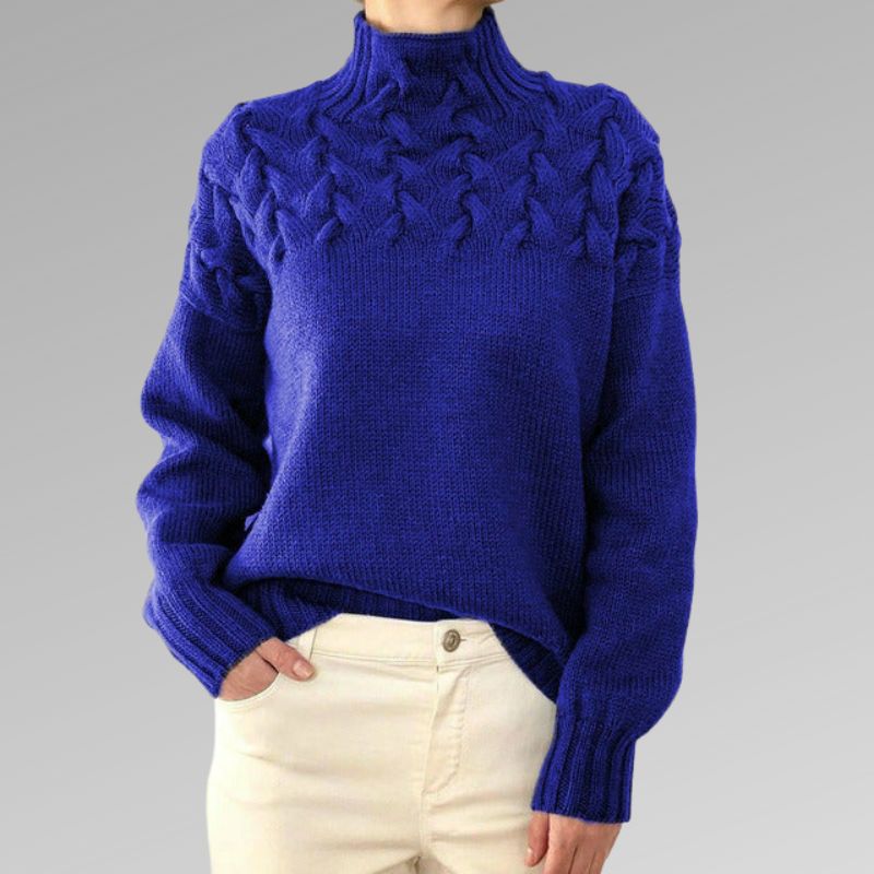 Madison™ - Pull Chic à Col Montant