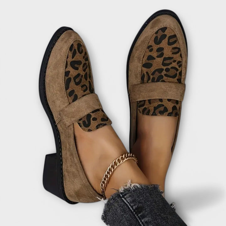 Chaussures Élégantes pour Femmes avec Imprimé Léopard