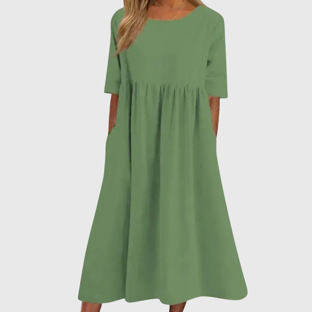 Haisley™ | Robe Élégante à Manches Courtes