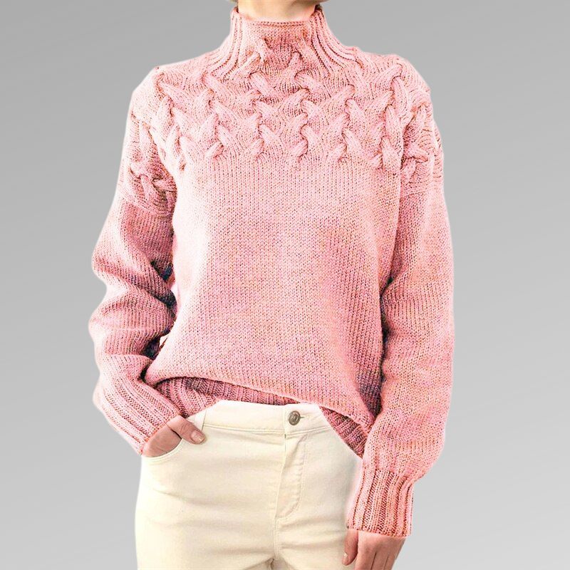 Madison™ - Pull Chic à Col Montant
