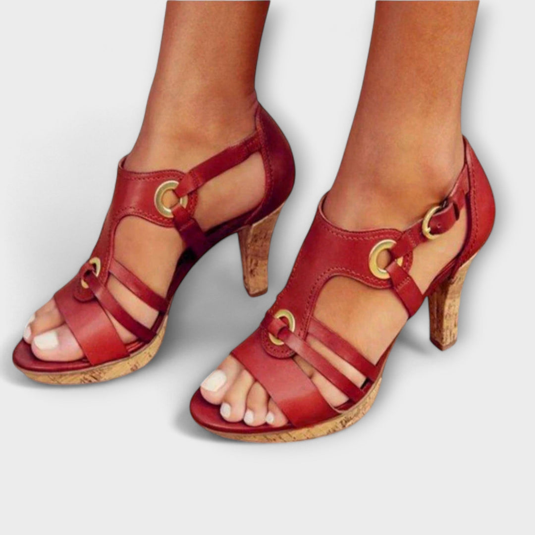 Melina - Talons Confortables avec Confort de Stabilité