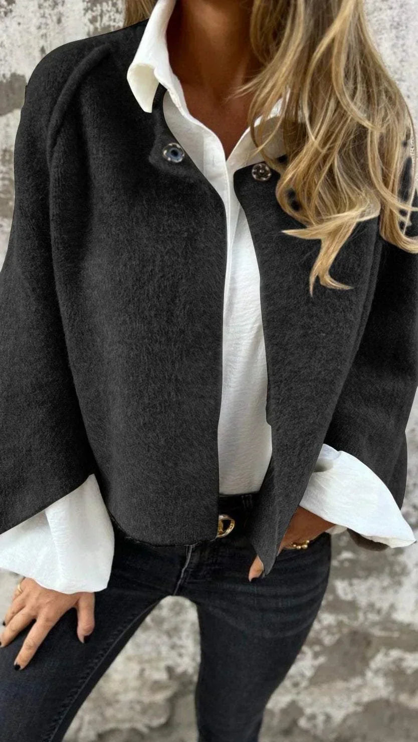 Amelia | Manteau intemporel à col rond