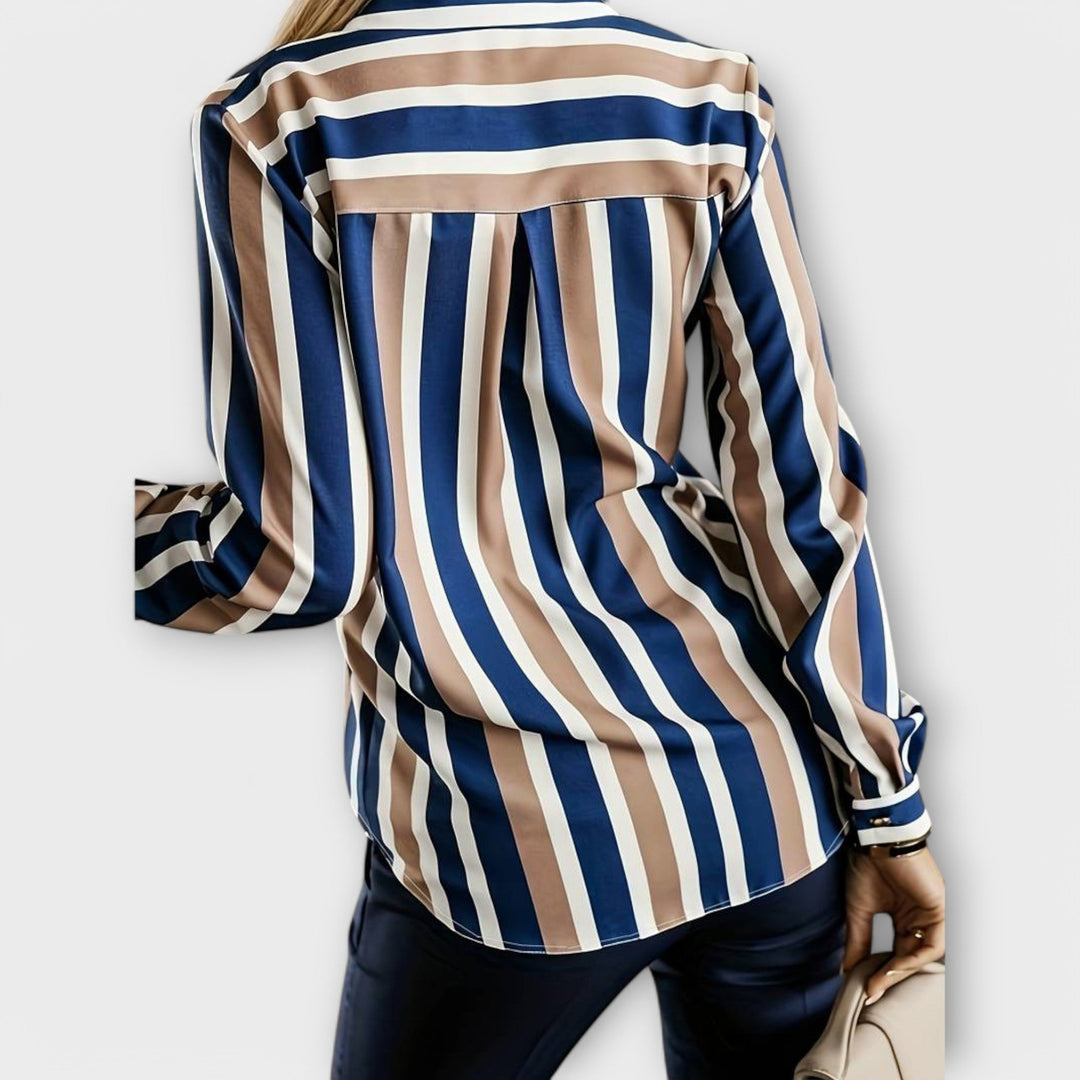 Blouse Rayée Décontractée et Relaxée