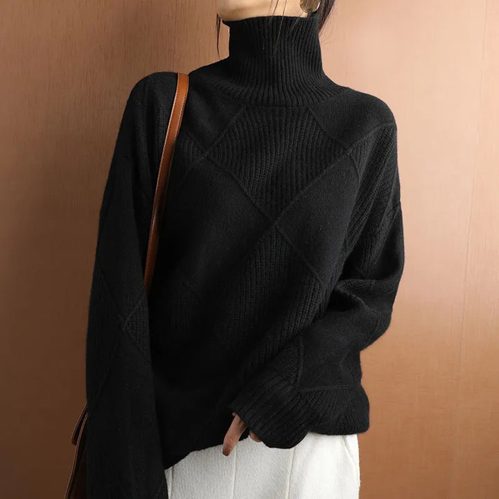 Zoe™ - Pull Col Roulé Doux et Confortable" can be rewritten as:

"Zoe™ - Doux et Confortable Pull à Col Roulé