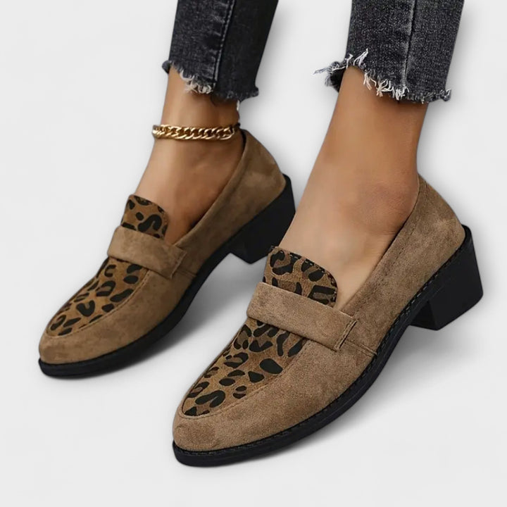 Chaussures Élégantes pour Femmes avec Imprimé Léopard