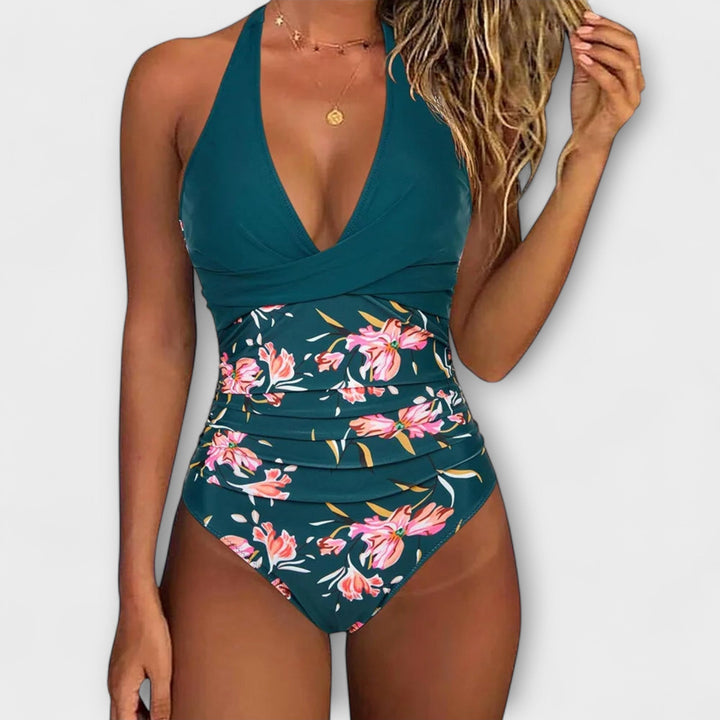 Florence - Maillot de Bain Élégant pour Femmes avec Décolleté en V