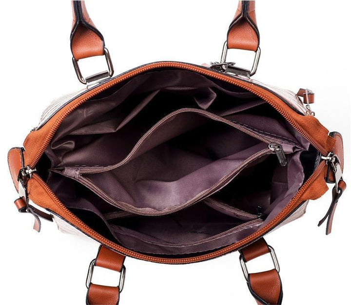 Palmer - Ensemble de sacs à main en cuir crocodile de 4 pièces